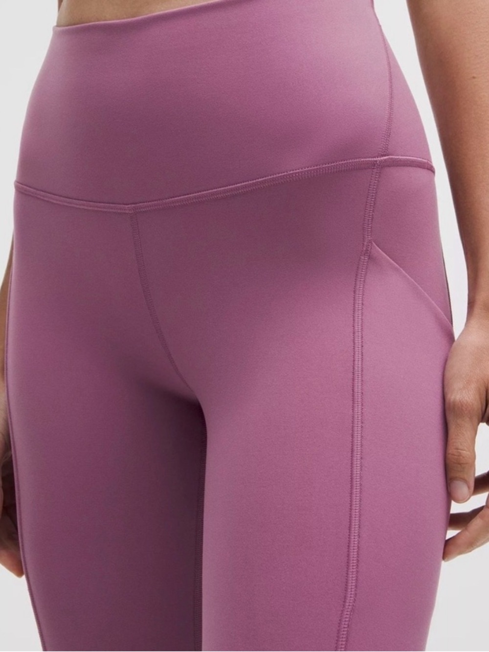 Lululemon Athletica Women’s Leggings Align HR High Rise 25"Pockets Mystic purple - Picture 5 of 6
